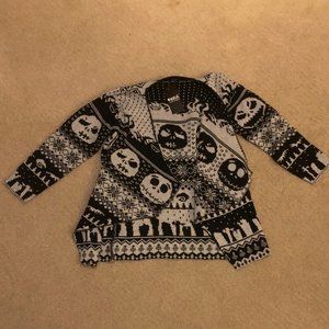 "The Nightmare Before Christmas" Jack Skellington Cardigan